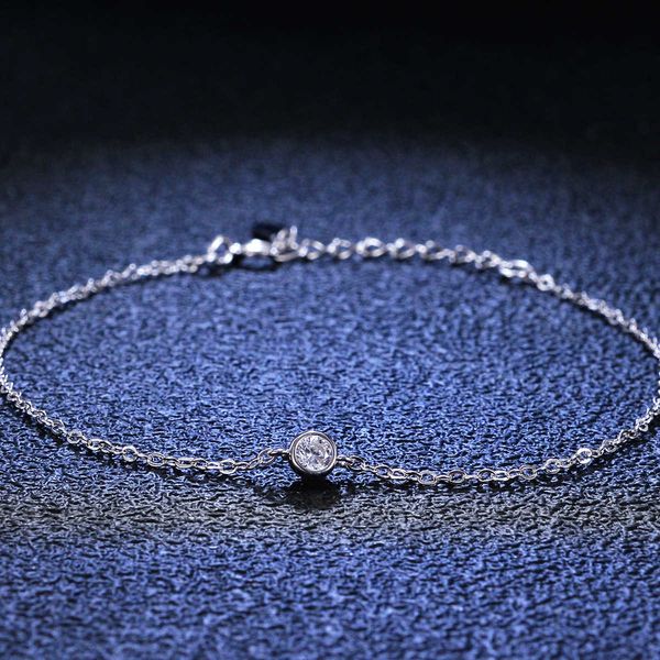 

Luxury Tiff fashion brand jewelry 925 silver bracelet Mo Sangshi diamond moissanite T home bubble women's live broadcast Tiktok high quality accessory Jewelry