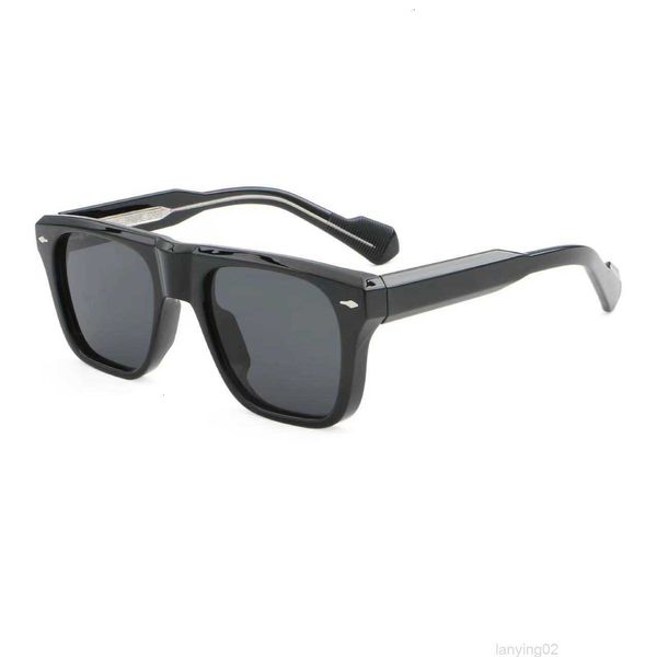 

sunglasses jmm enzo square glasses retro vintage rectangular acetate frame for men designer marie women mage optical neutral glassesde1r, White;black
