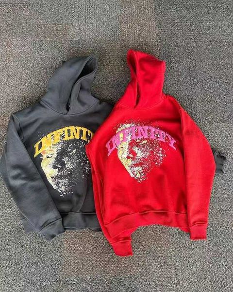 

aesthetic y2k print pullovers hoodies for men women grunge goth harajuku sweatshirtsc asual loose clothes, Black
