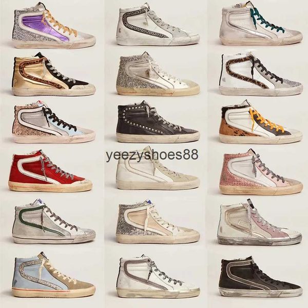 

new custom sneakers dress new release fashion women high shoes mid slide super ball star sneakers shoes luxury shoe/ gmd, Black