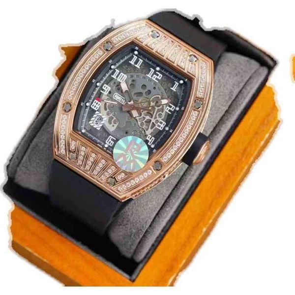 

watches wristwatch luxury richa milles designer men's and women's fully automatic mechanical personalized fashion hollowed out dia