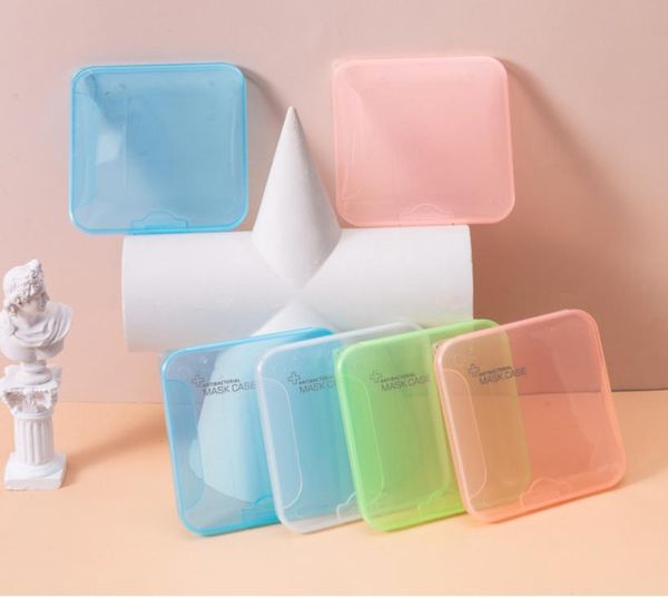 

face covering box portable storage case for recyclable mask storage clip outdoor travel masks organizer 18 styles kimterb221f2939293