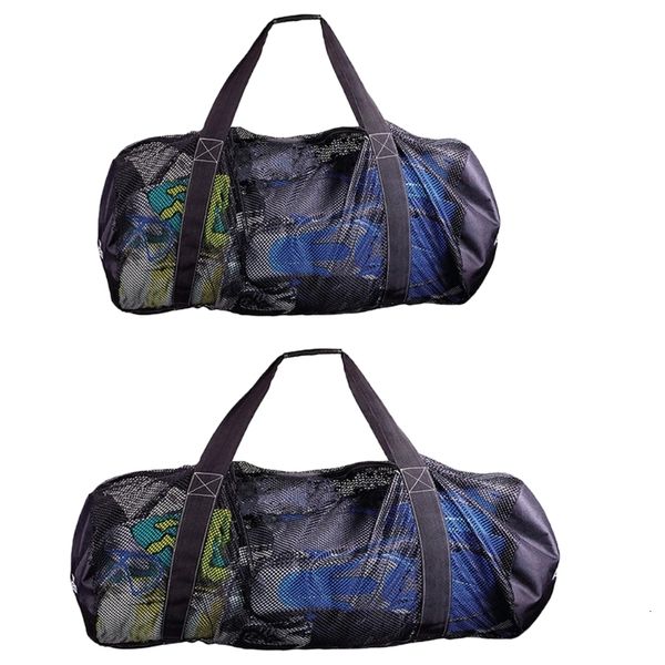 

duffel bags foldable mesh dive bag durable strong load bearing wide firm handle safer swimming storage for travelling outdoor 230810