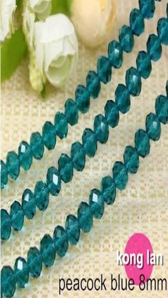 

glass beads charms bangles making diy materials round wheel flat faceted lucency blue loose bead 86mm jewelry components findin5748494649, Crystal