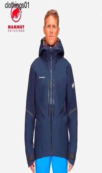 

authentic new mammut mammoth men039s outdoor waterproof and breathable hard shell jacket8761548, Black;brown