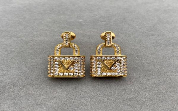 

fashion designer earrings jewlery womens luxurys designers earring with box letters golden party wedding gifts mens d217064f2746696, Golden;silver