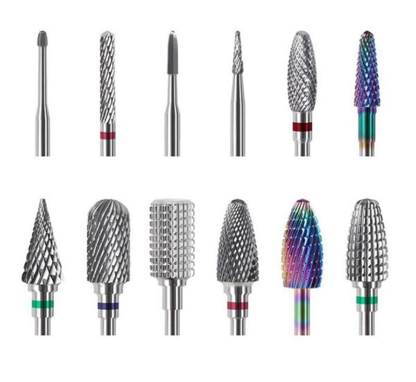 

pcs carbide tungsten cutter nail bit wearproof manicure polishing clean cuticle polishing tools for manicure drill2552478