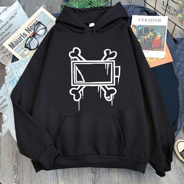 

men's hoodies sweatshirts men's hoodie murder drones hoodies printing long sleeve casual spring and autumn sweatshirt fleece stree, Black