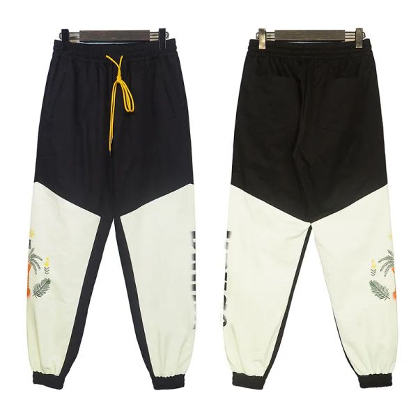 

rhude slacks,designer the new breathable men's casual pants are versatile in black pants