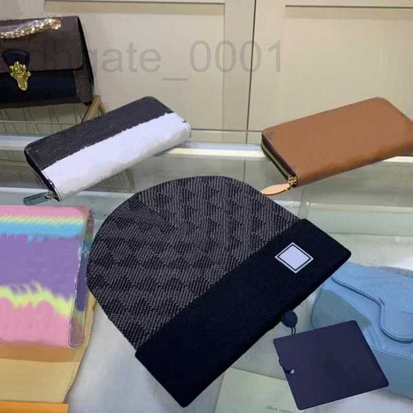 

beanie/skull caps designer fashion hats men's and women's beanie fall/winter thermal knit hat ski brand bonnet plaid skull hat lux, Blue;gray