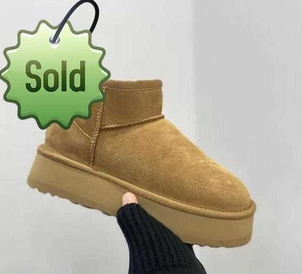 

ultra boots ug women mini uggly australia wgg platform boots tazz slippers winter warm snow tasman low-boot slip-on fur ankle booties size 3, Black