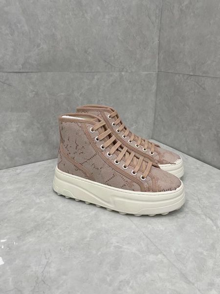 

designer boots mini snow canvas high boot breathable black lace up light shoes fashion genuine 0810