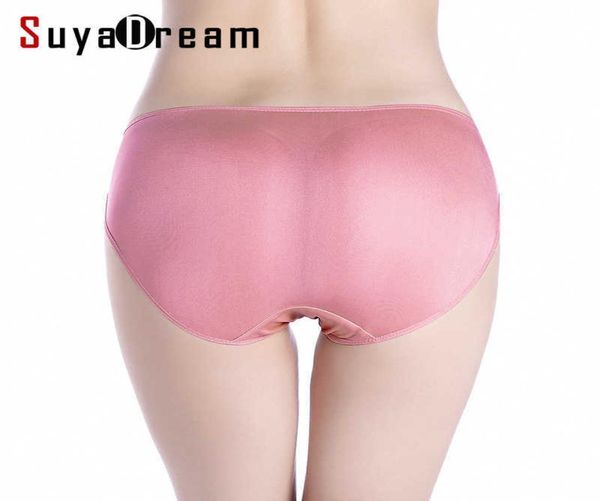

women silk panties 100 real silk briefs midrise underwear women health everyday underpants nude white sh1908271266677, Black;pink