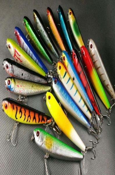 

whole lot18 fishing lures crankbait lures hooks 83g85cm0123721910