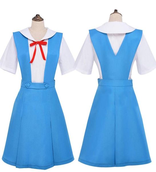 

anime eva asuka langley soryu ayanami rei cosplay costume women dress outfit gilrs school uniforms anime costumes2090057, Black