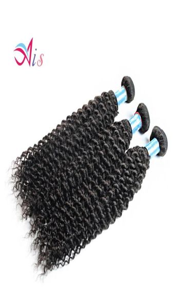 

peruvian brazilian hair kinky curly human hair weave bundles 3pcs lot malaysian idian human hair2983214, Black