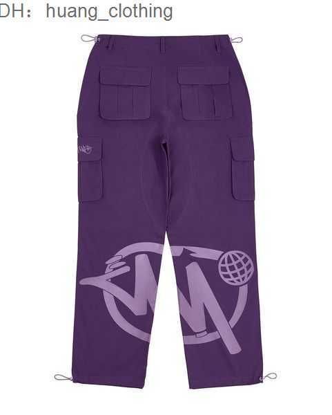

men's pants minus two cargo harajuku casual loose punk rock straight wide leg trouser streetwear y2k retro street trend overalls 1 zsxy, Black