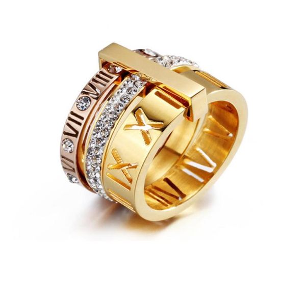 

new titanium steel wedding brand designer lovers ring for women luxury zirconia engagement rings men jewelry gifts fashion accesso8180369, Silver
