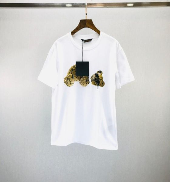 

2021ss spring and summer new high grade cotton printing short sleeve round neck panel tshirt size mlxlxxlxxxl color black w8822339