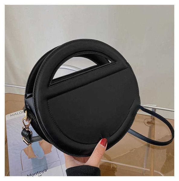 

2023 designer telfars bag handbag family small round bag fashion simple one shoulder oblique straddle portable women's bag bags black