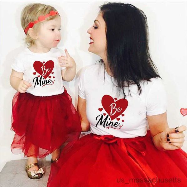 

family matching outfits valentine's day shirts pink heart mommy and me matching t-shirt family look mother and daughter shirts valentin, Blue