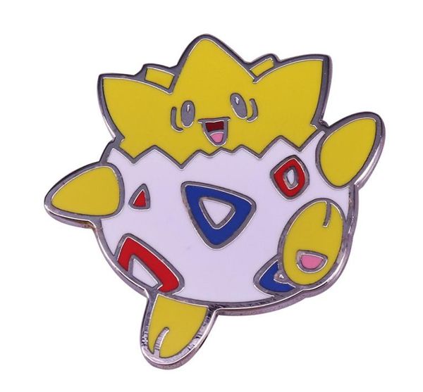 

cute eggshell togepis enamel pin kawaii cartoon badge brooch pockets monsterss jacket lapel jewelry anime fans gift7017970, Blue