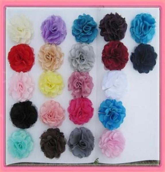 

whole fahsiondual 3satin mesh flowers with hair clip barrette hair pin drop 9317719, Golden;silver