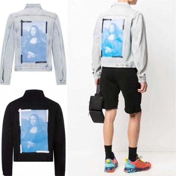 

50% off mens denim jacket designer jacket offs jackets fashion men women casual coats hip hop long sleeve man clothing outerwear yca9, Black;brown
