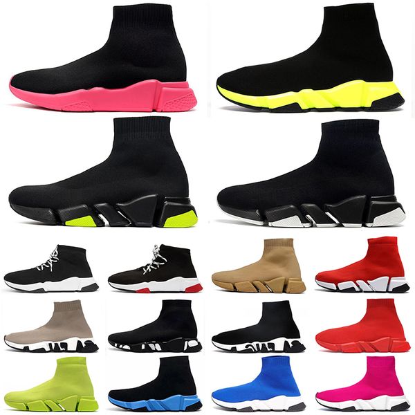 

designer socks casual shoes platform men mens woman shiny knit speed 2.0 1.0 trainer runner sneaker sock shoe master embossed womens sneaker