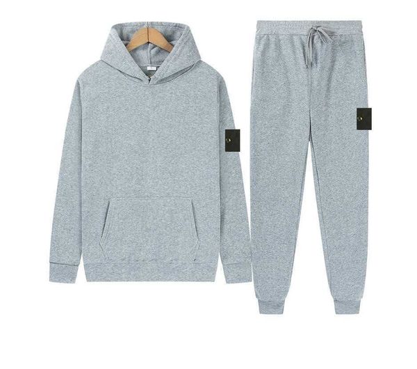 

mens tracksuits mens hoodies sweatshirts plus szie designer stone mens jacket island 2023 spring autumn windrunner tee fashion hooded sports, Gray