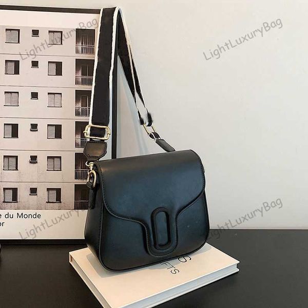 

black bag designer m saddle bag candy colour j shoulder crossbody bag with wide strap fashion small square bag women leather luxury classic