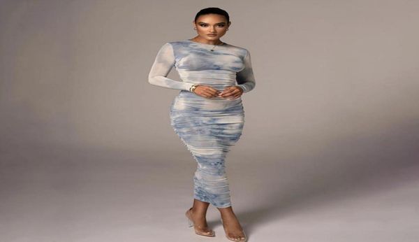 

c5335 spring autumn women039s dress long sleeve bandhnu bodycon slim long dress yellowblackblueorange2348204, Black;gray