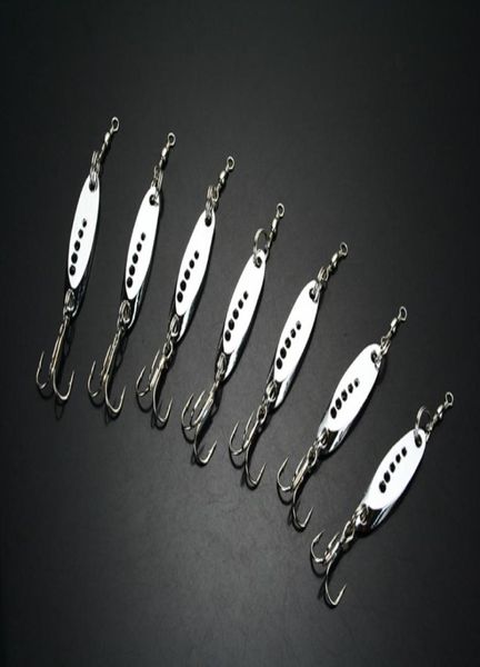 

whole 50pcs fishing lures spoon spoons hooks baits 72g0121731835
