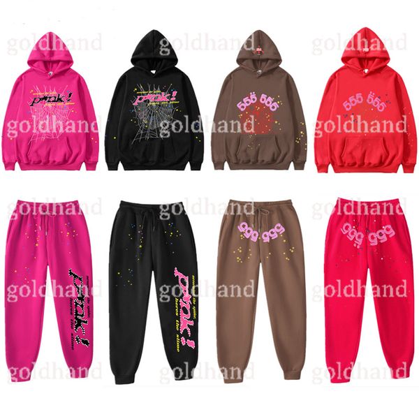 

mens spider hoodie designer loose tracksuit brnad women casual sweatshirts letter printed hoody pullover sweater, Black
