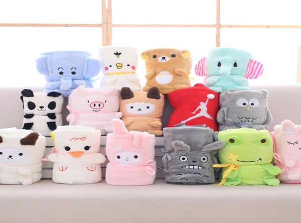 

kids elephant cat rabbit blankets winter warm animal blanket infant swaddling cartoon baby bed sheet sleeping bag 80100cm c25091696623