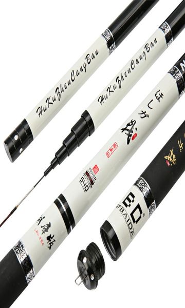 

27m90m telescopic fishing rod high carbon fishing rod portable ultralight pole 28 tonal stream rod carp fishing gan0294553949