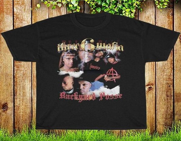 

men039s tshirts three 6 mafia t shirt0123456789103983176, White;black