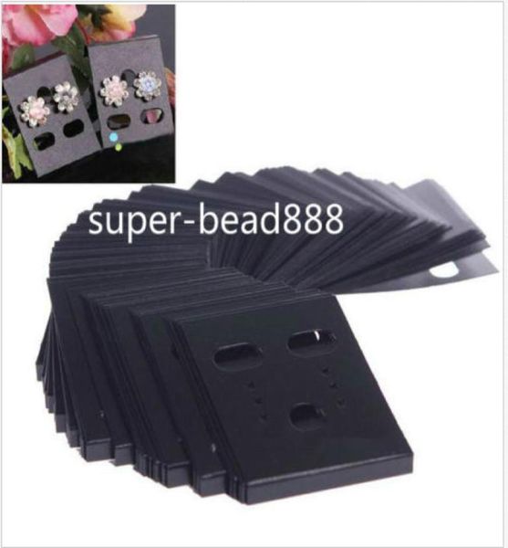 

200pcs jewelry earring ear studs hanging holder display hang cards plastic show7192836