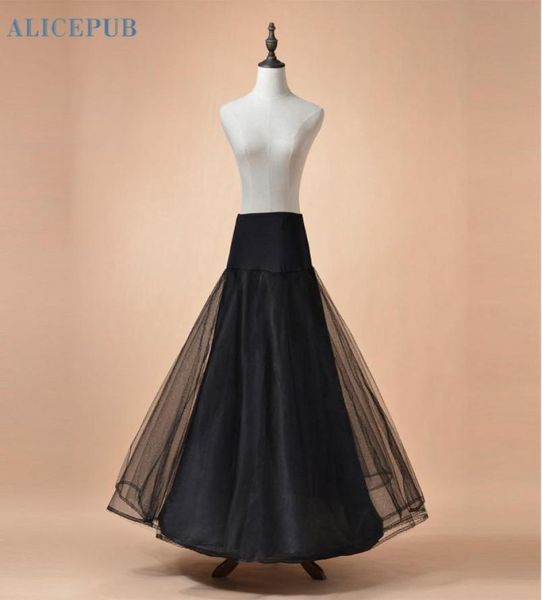 

whiteblack petticoat for aline dress wedding accessories underskirt for prom dress long crinoline plus size qc100008mbl7820395, White