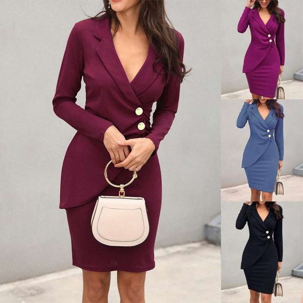 

spring and summer womens dress slimming professional, Black;gray