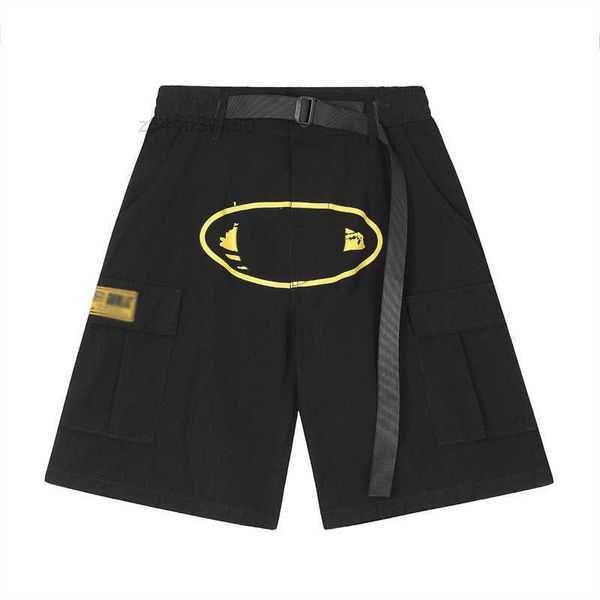 

men's shorts ship print croteiz cargos ins fashion high streetwear skateboarding oversize style crtzs loose uk french street cortiez 5, White;black