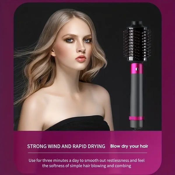 

1pc straighten & curl your hair effortlessly with this negative ion hair comb artifact