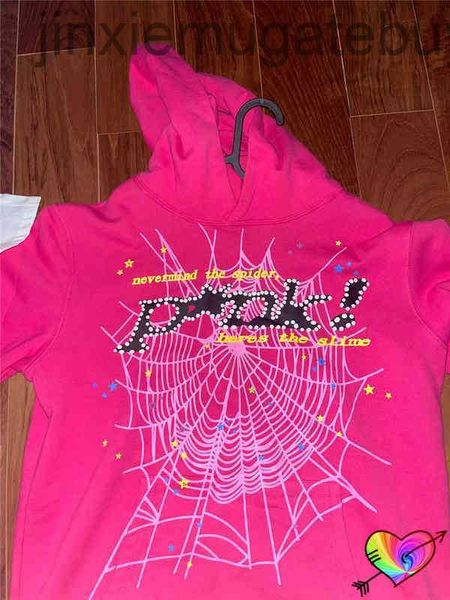 

2022fw foam print sp5der hoodie men women young thug spider hoodie web graphic hooded 555555 sweatshirts album pullovers t2208027va5, Black