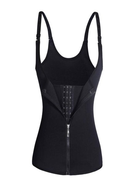 

women vest body shaper neoprene slimming exersice steampunk bustier waist trainer cincher wear plus size 90685334156, Black;white