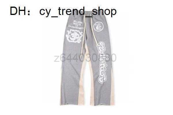 

mens designers pants men pantsl hellstar studios red flare sweatpants jogger hip hop casual vtig, Black