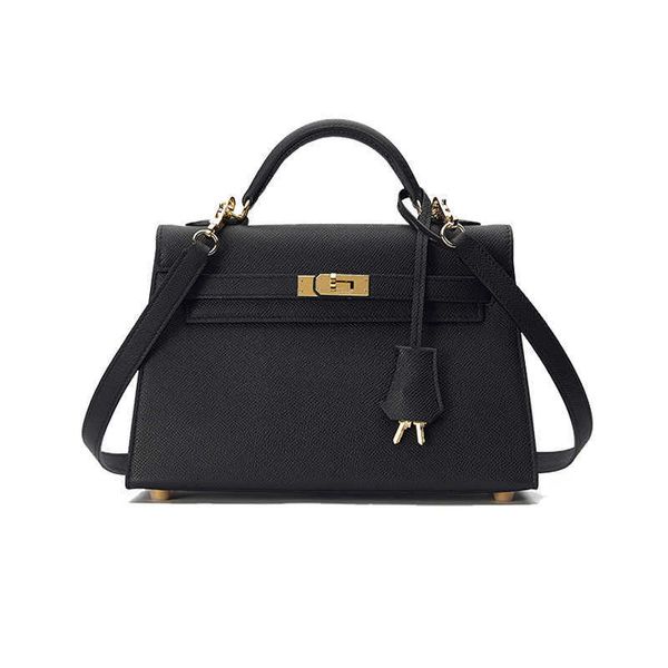 

designer bags cowhide first layer women's bag palm grain mini kelys leather small portable bags simple messenger v1wy