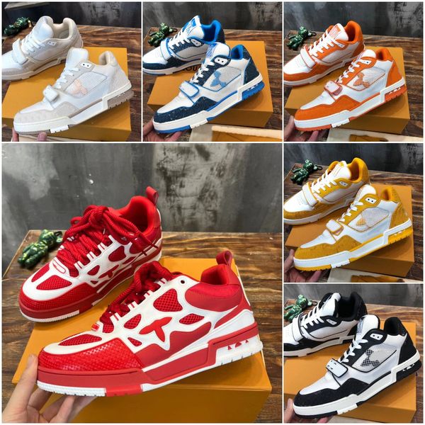 

skate sneaker luxury designer men women trainer sneaker classics 1854 leisure sports shoes fashion leather rubber high-quality outdoors shoe, Black