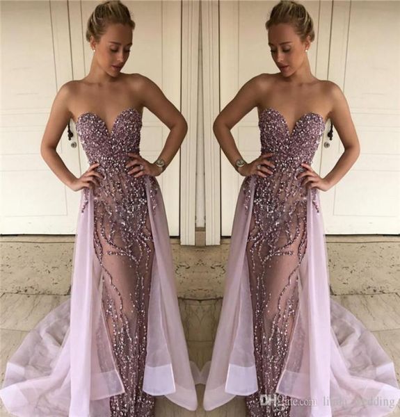 

2019 lalic luxury prom dress sweetheart beads formal holidays wear graduation evening party gown custom made plus size3191735, Black