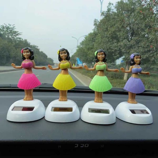 

decorations car ornament automobiles decoration dancing girl swinging bobble toy gifts auto interior home decor solar girls accessories r230