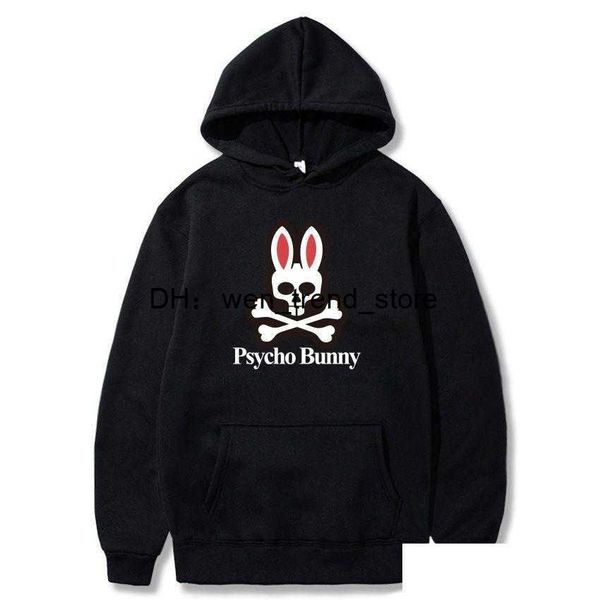 

men's hoodies sweatshirts 2022 mens hoodie fashion tech fleece designer hoody woman and autumn winter casual psycho bunny streetwe 0rca, Black